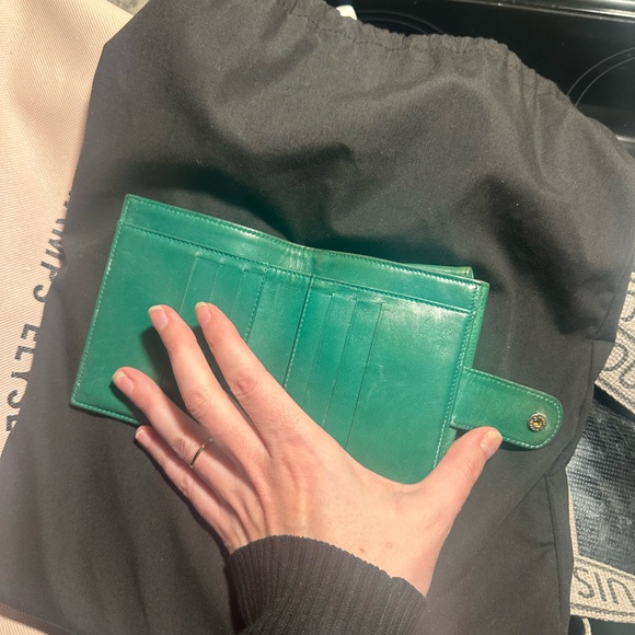 Chanel Caviar Timeless Wallet - rare green color - Picture 5 of 6